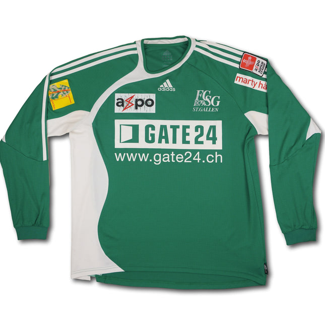 FC St. Gallen 2007-08 heim XL MUNTWILER #15 adidas