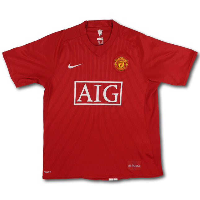 Manchester United 2007-09 heim M GIGGS #11 Nike