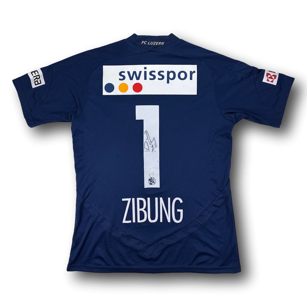 Vintage Fussballtrikot FC Luzern heim adidas #1 signiert 176 (Kids – RetroShirts.ch - Fussball Shirts