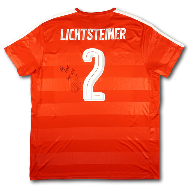 Schweiz 2016 Trikot heim signiert - Lichtsteiner #2 - 9/10 - [XXL]