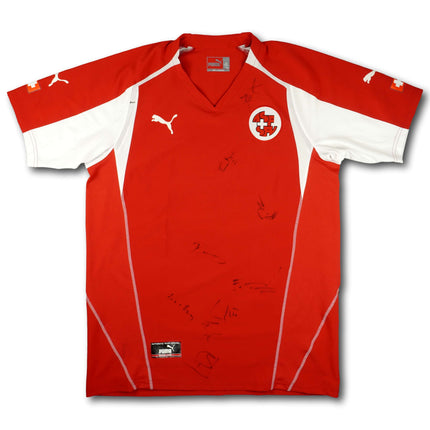 Schweiz 2004 Trikot heim signiert vom Team - 7/10 - [XL]