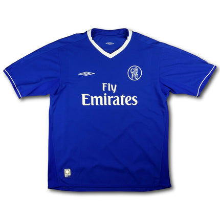 Chelsea FC 2003-05 home shirt Double winners (04/05) - LAMPARD #8 - 9/10 - [L]