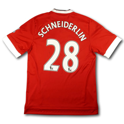 Manchester United 2015-16 Trikot heim - SCHNEIDERLIN #28 - 7/10 - [M]