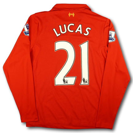Liverpool FC 2012-13 Trikot heim - L/S - LUCAS #21 - 8/10 - [S]