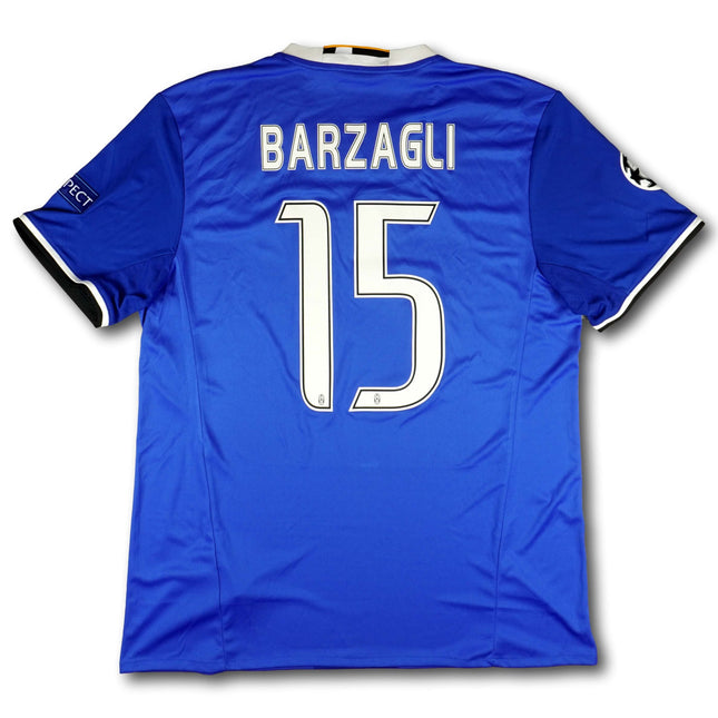 Juventus 2016-17 Trikot auswärts Meistersaison - BARZAGLI #15 - 9/10 - [L]