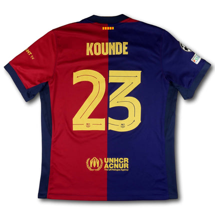 FC Barcelona 2024/25 Trikot heim Meistersaison - KOUNDE #23 - 8/10 - [L]