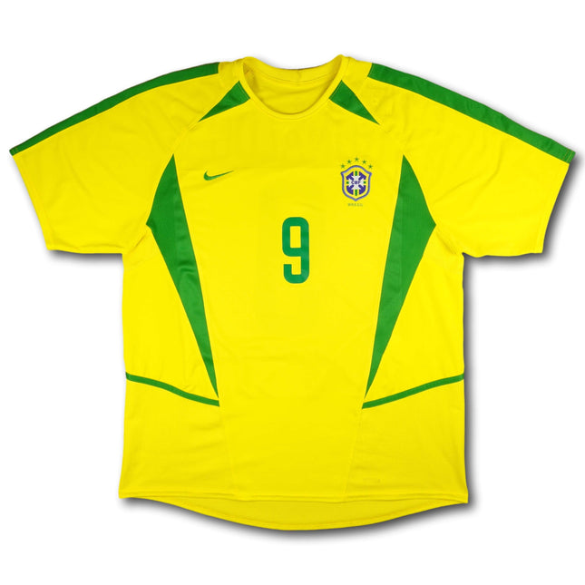 Brasilien 2002 Trikot heim - RONALDO #9 - 7/10 - [L]