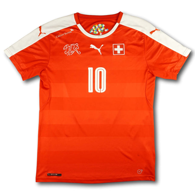 Schweiz 2016 Trikot heim - XHAKA #10 - 6/10 - [S]