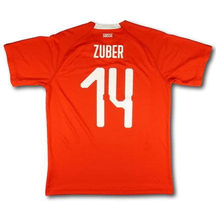 Schweiz 2018 Trikot heim - ZUBER #14 - 8/10 - [L]
