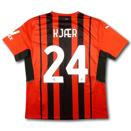 AC Milan 2021-22 home shirt title-winning season - KJAER #24 - 8/10 - [L]