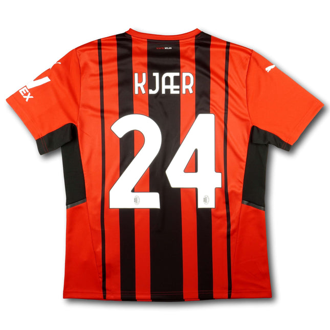 AC Milan 2021-22 Trikot heim Meistersaison - KJAER #24 - 8/10 - [L]