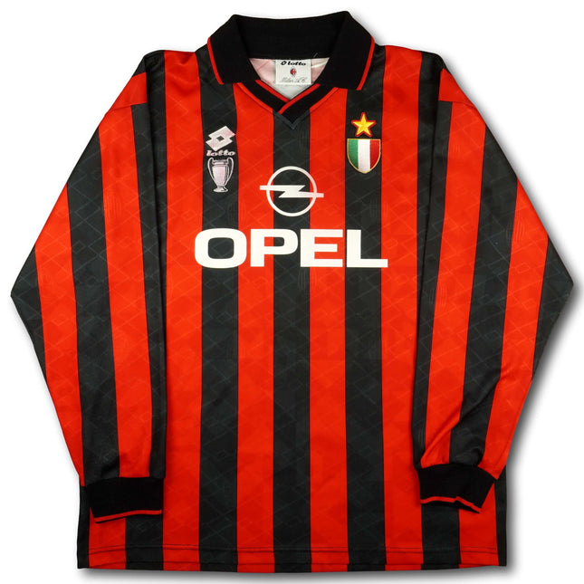 AC Milan 1995-96 Trikot heim Meistersaison - L/S - 7/10 - [XXL]