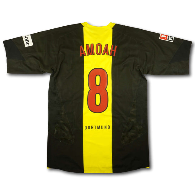 Borussia Dortmund 2005-06 Trikot auswärts Player Specs signiert vom Team - Amoah #8 - 8/10 - [L]