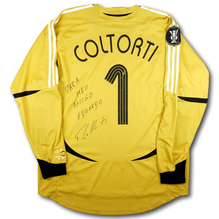 GC Zürich 2006-07 Trikot torhüter Player Issue signiert - L/S - COLTORTI #1 - 8/10 - [XL]
