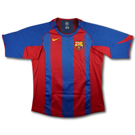 FC Barcelona 2004-05 Trikot heim Meistersaison - Messi Debüt - MESSI #30 - 8/10 - [L]