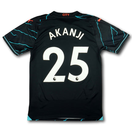 Manchester City 2023-24 Trikot drittes Meistersaison - AKANJI #25 - 9/10 - [S]
