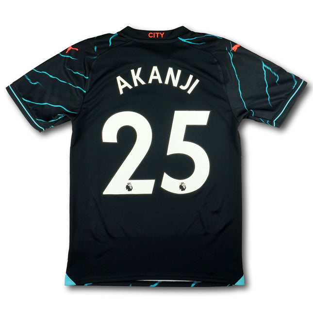 Manchester City 2023-24 Trikot drittes Meistersaison - AKANJI #25 - 9/10 - [S]