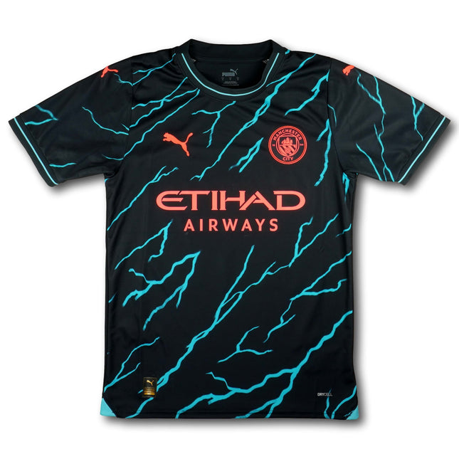 Manchester City 2023-24 Trikot drittes Meistersaison - AKANJI #25 - 9/10 - [S]