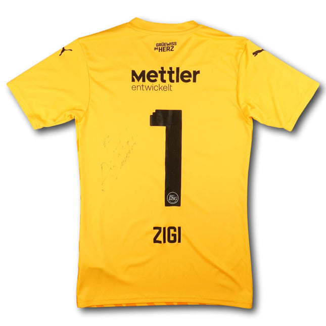 FC St. Gallen 2024-25 Trikot torhüter signiert - ZIGI #1 - 8/10 - [S]