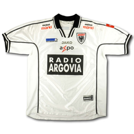 FC Aarau 2002-03 away shirt Player Issue - POGATETZ #34 - 8/10 - [XL]
