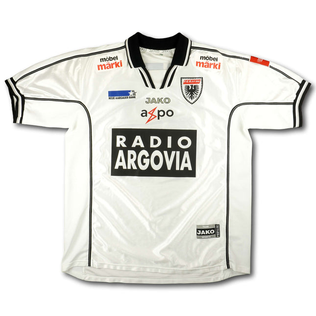 FC Aarau 2002-03 Trikot auswärts Player Issue - POGATETZ #34 - 8/10 - [XL]