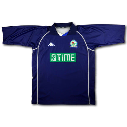 Blackburn Rovers 2000-02 Trikot auswärts Aufstiegssaison (2000-01), Cupsieger (EFL-Cup) - 9/10 - [XL]
