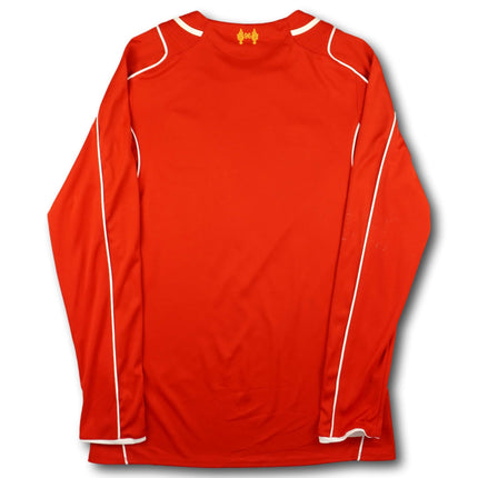 Liverpool FC 2014-15 home shirt - L/S - 6/10 - [S]