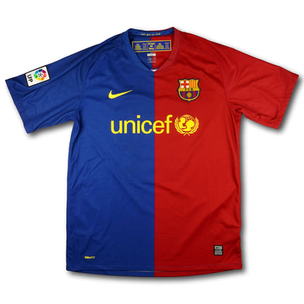 FC Barcelona 2008-09 Trikot heim Triple-Saison - MESSI #10 - 9/10 - [M]