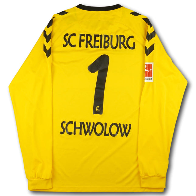 SC Freiburg 2017-18 Trikot torhüter - L/S - SCHWOLOW #1 - 8/10 - [L]