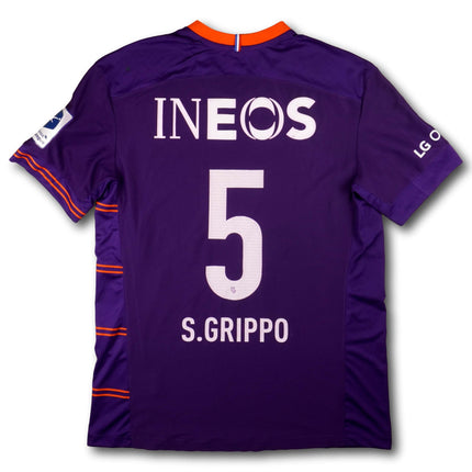 FC Lausanne–Sport 2021-22 Trikot auswärts - S.GRIPPO #5 - 9/10 - [L]