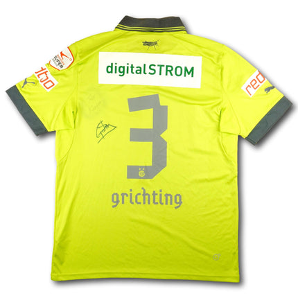 GC Zürich 2012-13 Trikot drittes Player Issue Cupsieger signiert - GRICHTING #3 - 7/10 - [L]