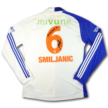 GC Zürich 2010-12 Trikot heim Player Issue signiert - L/S - SMILJANIC #6 - 7/10 - [L]