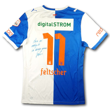 GC Zürich 2012-13 Trikot heim Player Issue Cupsieger signiert - FELTSCHER #11 - 6/10 - [L]