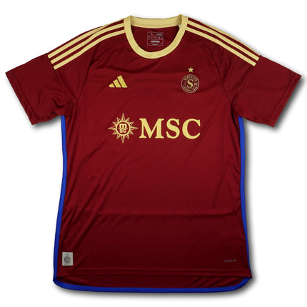 Servette FC 2023-24 Trikot heim signiert - TSUNEMOTO #3 - 9/10 - [L]
