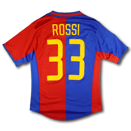 FC Basel 2002-04 Trikot heim Champions League - Rossi #48 - 6/10 - [S]