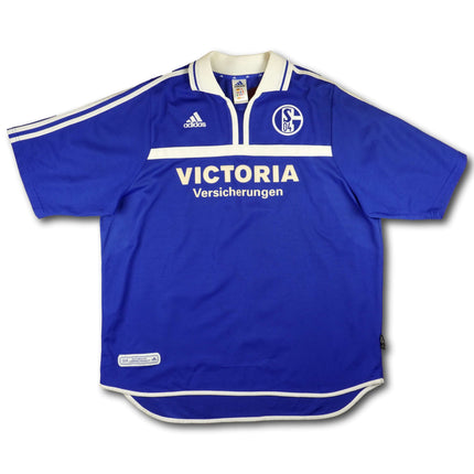 FC Schalke 04 2001-02 Trikot heim Pokalsieger - ASAMOAH #14 - 6/10 - [XXL]