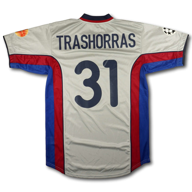 FC Barcelona 1998-01 Trikot auswärts Player Issue Meistersaison - TRASHORRAS #31 - 9/10 - [L]