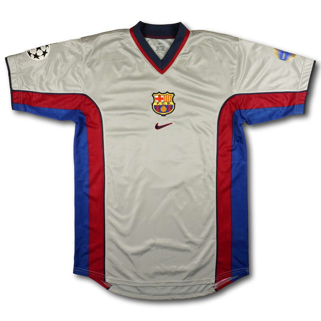 FC Barcelona 1998-01 Trikot auswärts Player Issue Meistersaison - TRASHORRAS #31 - 9/10 - [L]