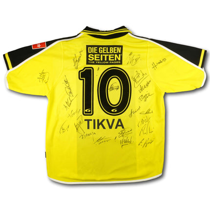 BSC Young Boys 2001-02 Trikot heim signiert vom Team - TIKVA #10 - 8/10 - [L]