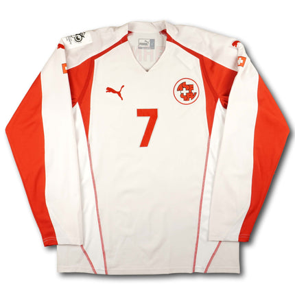 Schweiz 2004 Trikot auswärts - L/S - CABANAS #7 - 7/10 - [L]