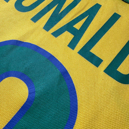 Brasilien 1998 Trikot heim - RONALDO #9 - 7/10 - [L]