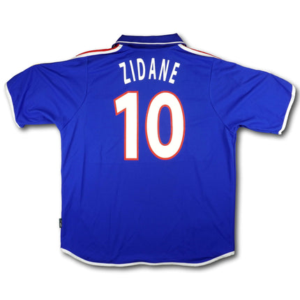 Frankreich 2000 Trikot heim Europameister - Final Edition - ZIDANE #10 - 8/10 - [XL]