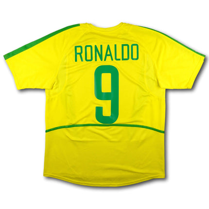 Brasilien 2002 Trikot heim - RONALDO #9 - 8/10 - [L]