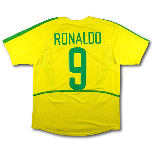 Brasilien 2002 Trikot heim - RONALDO #9 - 8/10 - [L]