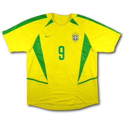 Brasilien 2002 Trikot heim - RONALDO #9 - 8/10 - [L]