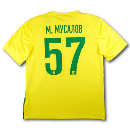 FK Anzhi Makhachkala 2013-15 home shirt - М.МУСАЛОВ #57 - 8/10 - [M]