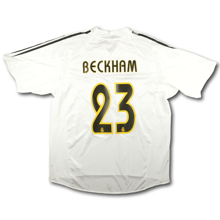 Real Madrid 2004-05 Trikot heim - BECKHAM #23 - 9/10 - [L]