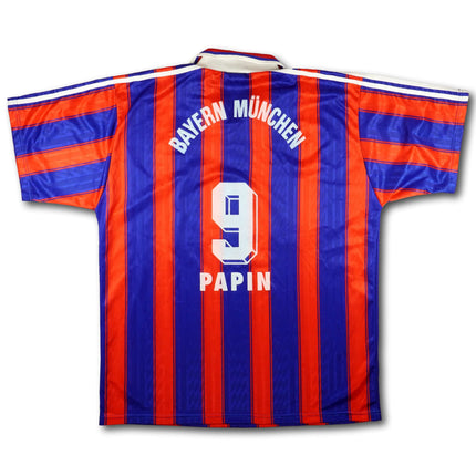 FC Bayern München 1995-97 home shirt title-winning season - PAPIN #9 - 7/10 - [XL]