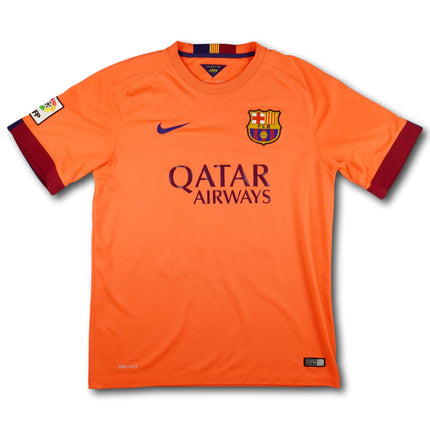 FC Barcelona 2014-15 Trikot auswärts Triple-Saison - inkl. Hose - NEYMAR #11 - 8/10 - [L]