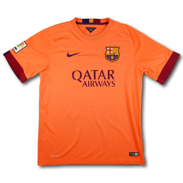 FC Barcelona 2014-15 Trikot auswärts Triple-Saison - inkl. Hose - NEYMAR #11 - 8/10 - [L]